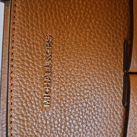 Michael Kors purse, brown, 10x12 - Picture 2 of 7